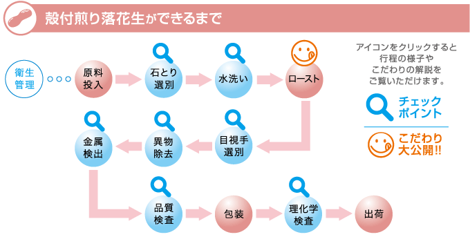 殻付煎り落花生ができるまで